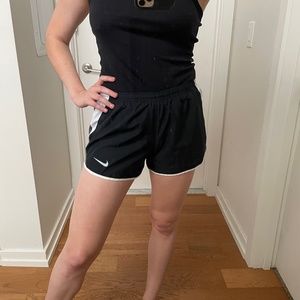 Nike Black & White Athletic Shorts